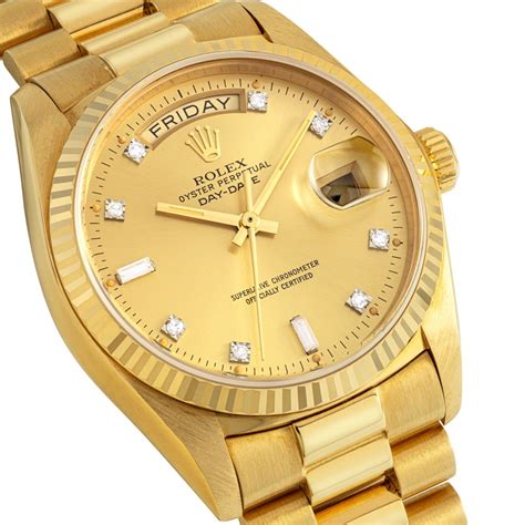 new gold rolex day date|rolex gold day date 36mm.